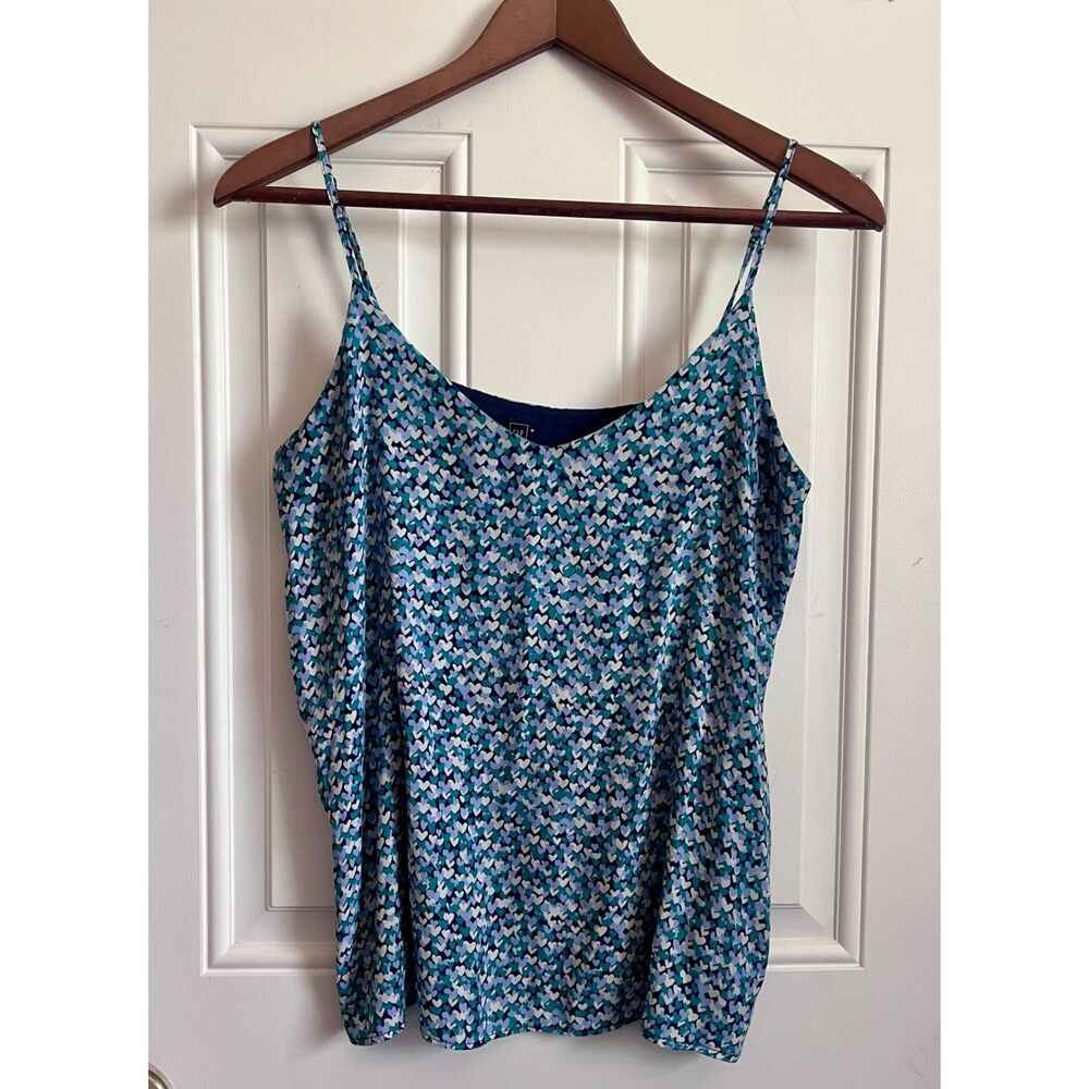 Vintage y2k Gap blue heart pattern camisole medium